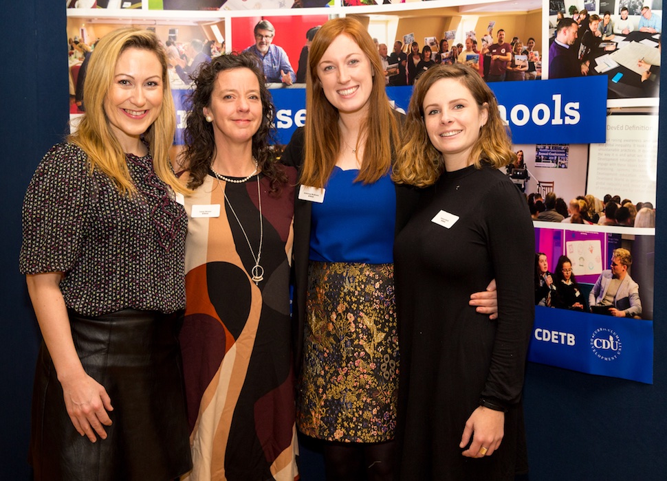 WWGS Education Officers: Aoife Rankin (Connaught and Ulster), Lizzy Noone (Leinster), Aishling McGrath (WWGS Director), Laura Cahill (Munster) (Credit: Conor Healy PICTUREiT)