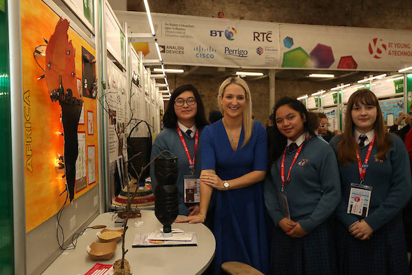 Joanne, Marcelina and Shane with Minister McEntee (Copyright: Maxwells)